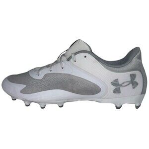 Under Armour Mens Size 14 Lacrosse Cleats Command Mc Low White 3026644-100 New